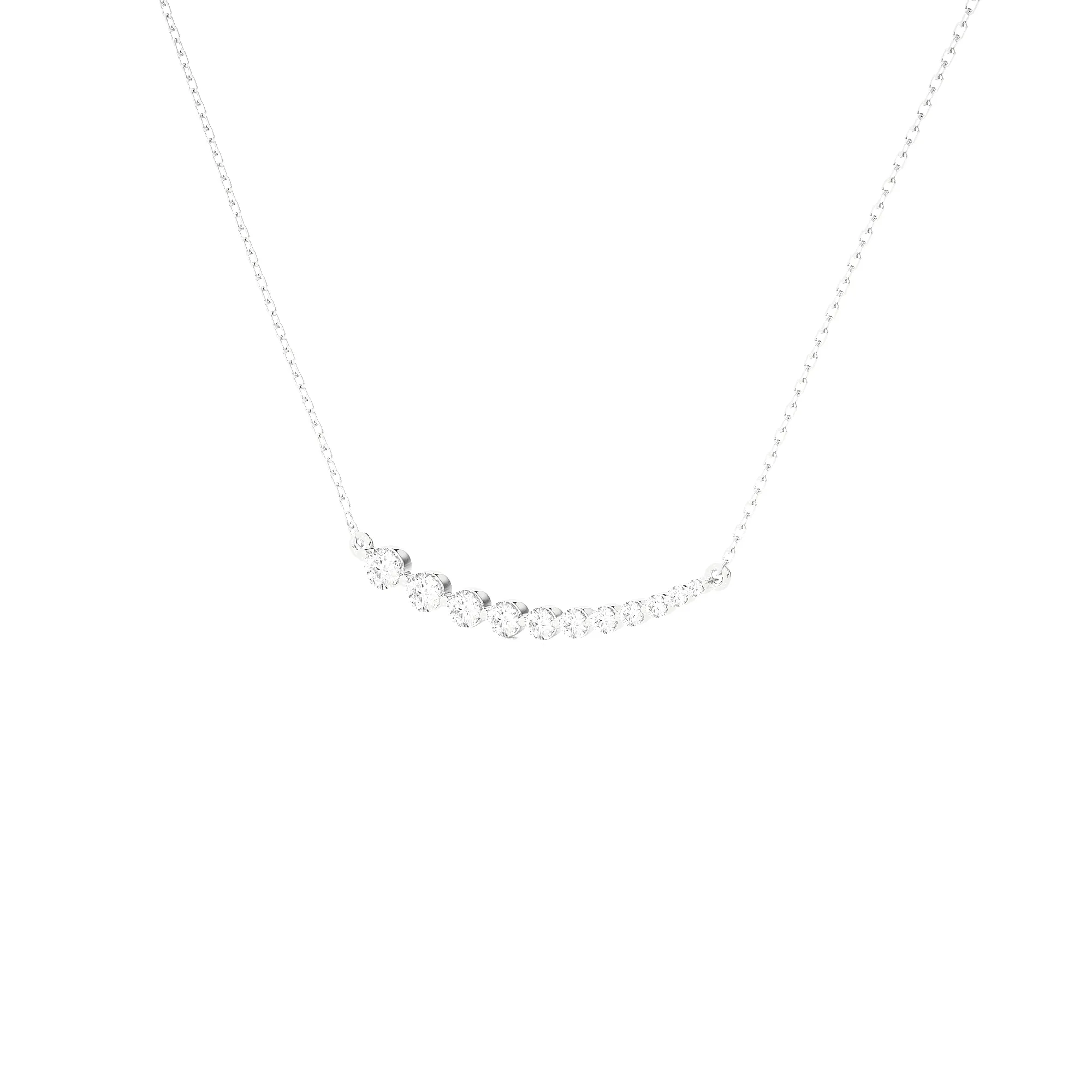 1  ctw Round Lab Grown Diamond Fashion Necklace