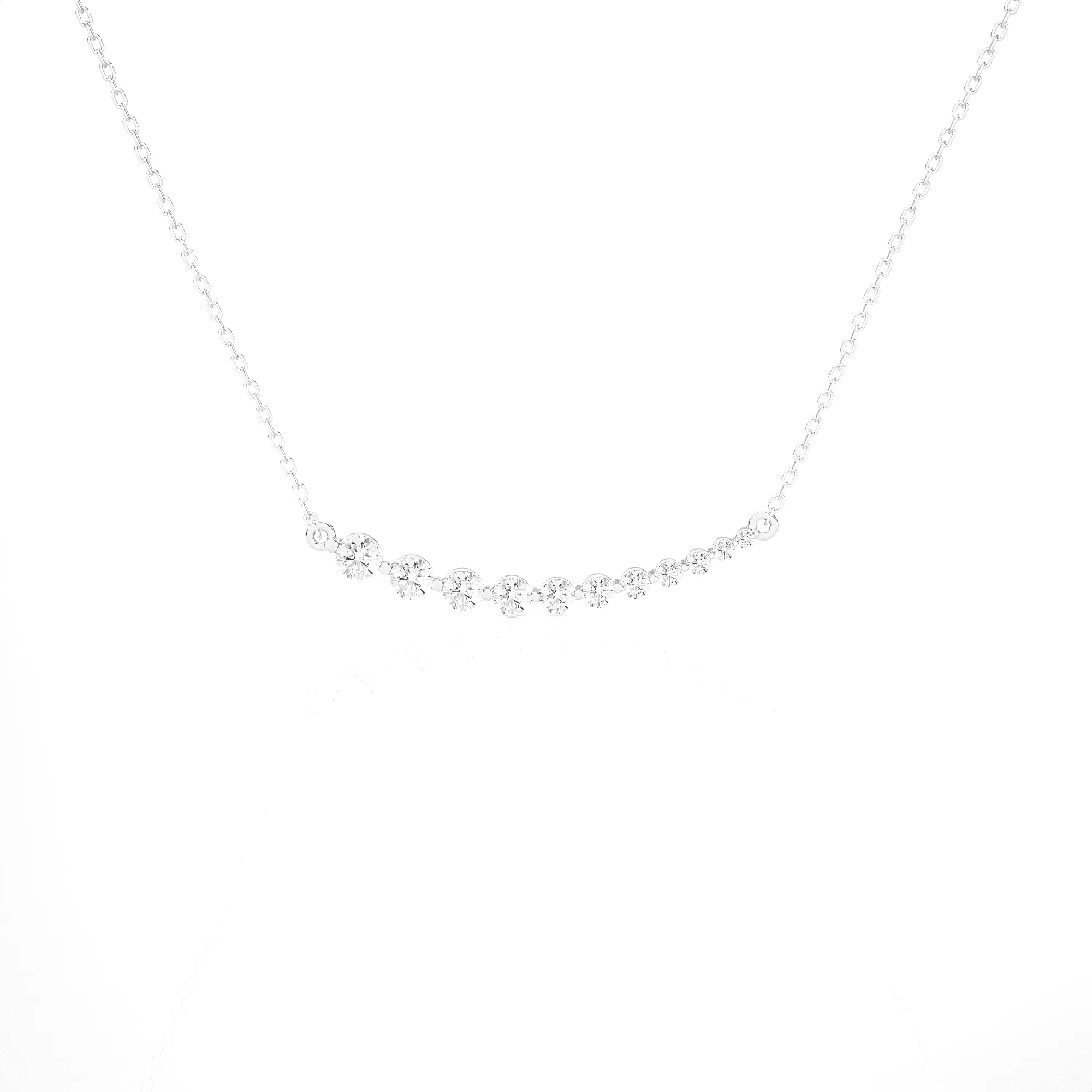 1  ctw Round Lab Grown Diamond Fashion Necklace