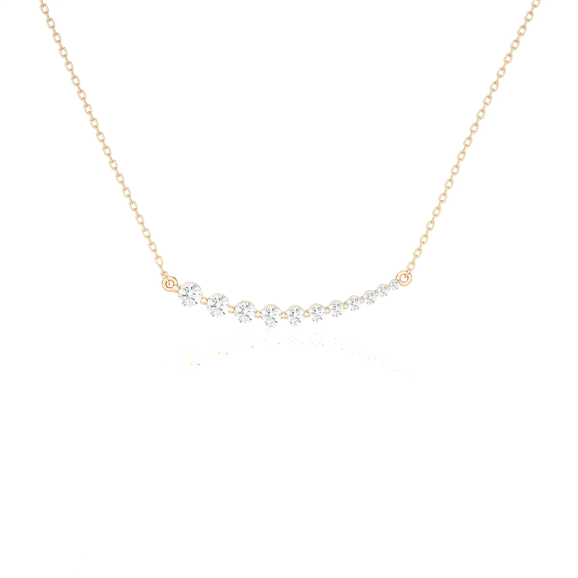 1  ctw Round Lab Grown Diamond Fashion Necklace