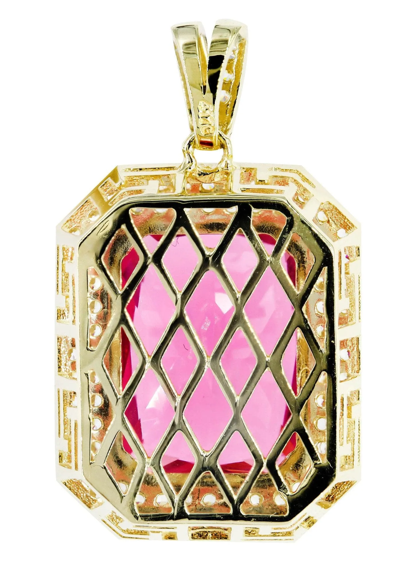 10K Gold Ruby Pendant  |  14 Grams