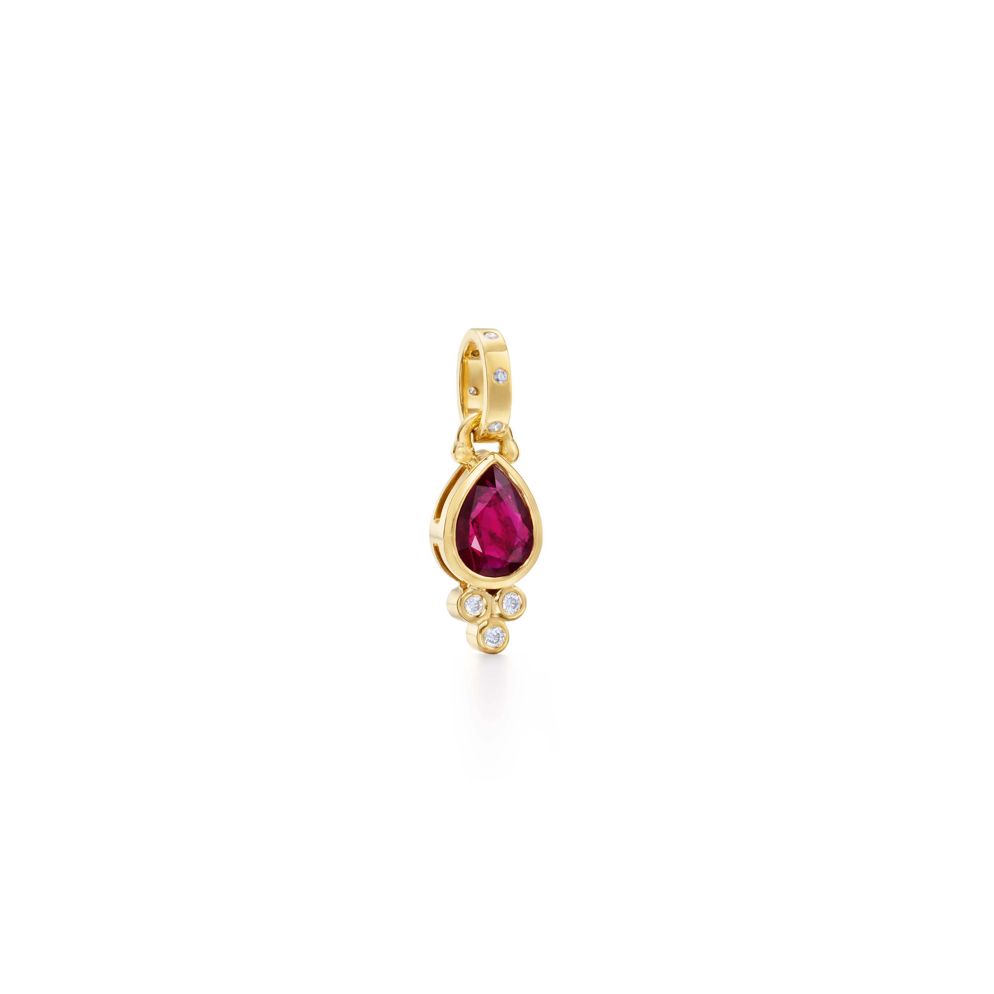 18K Ruby Mini Pendant