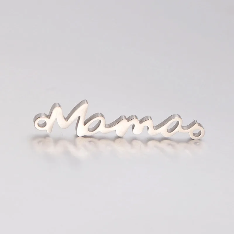 7*32mm 304 Stainless Steel Letter Pendant