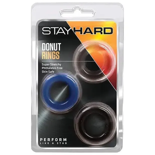 Blush Stay Hard Donut Rings 3 Pack