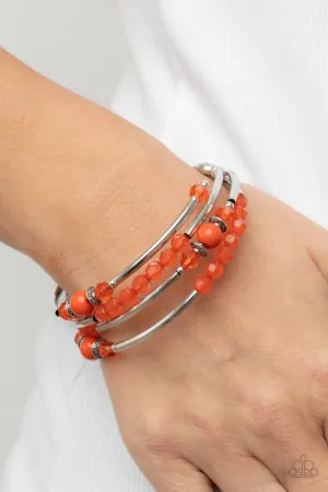 Bracelets Whimsically Whirly - Orange B055