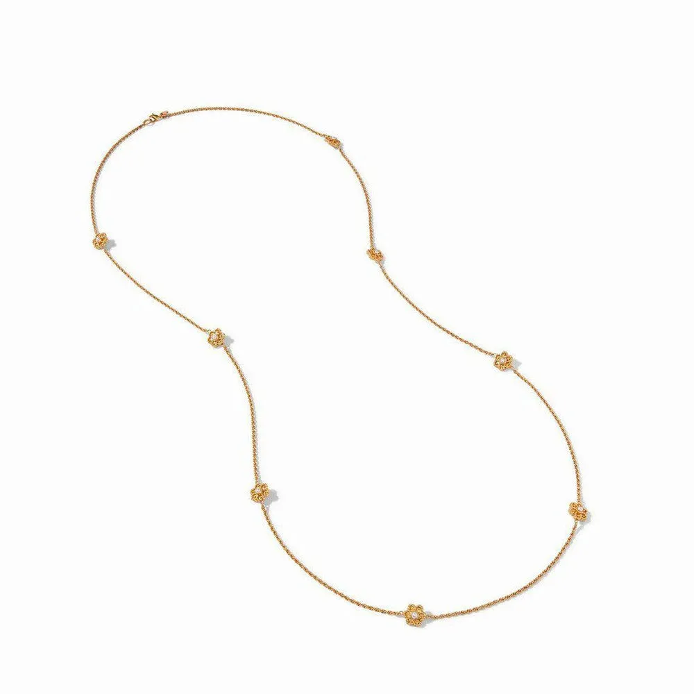 Colette Pearl Station Necklace