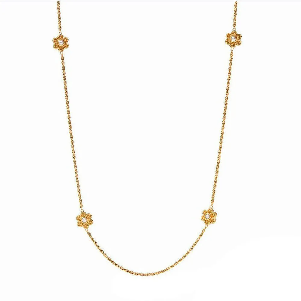 Colette Pearl Station Necklace