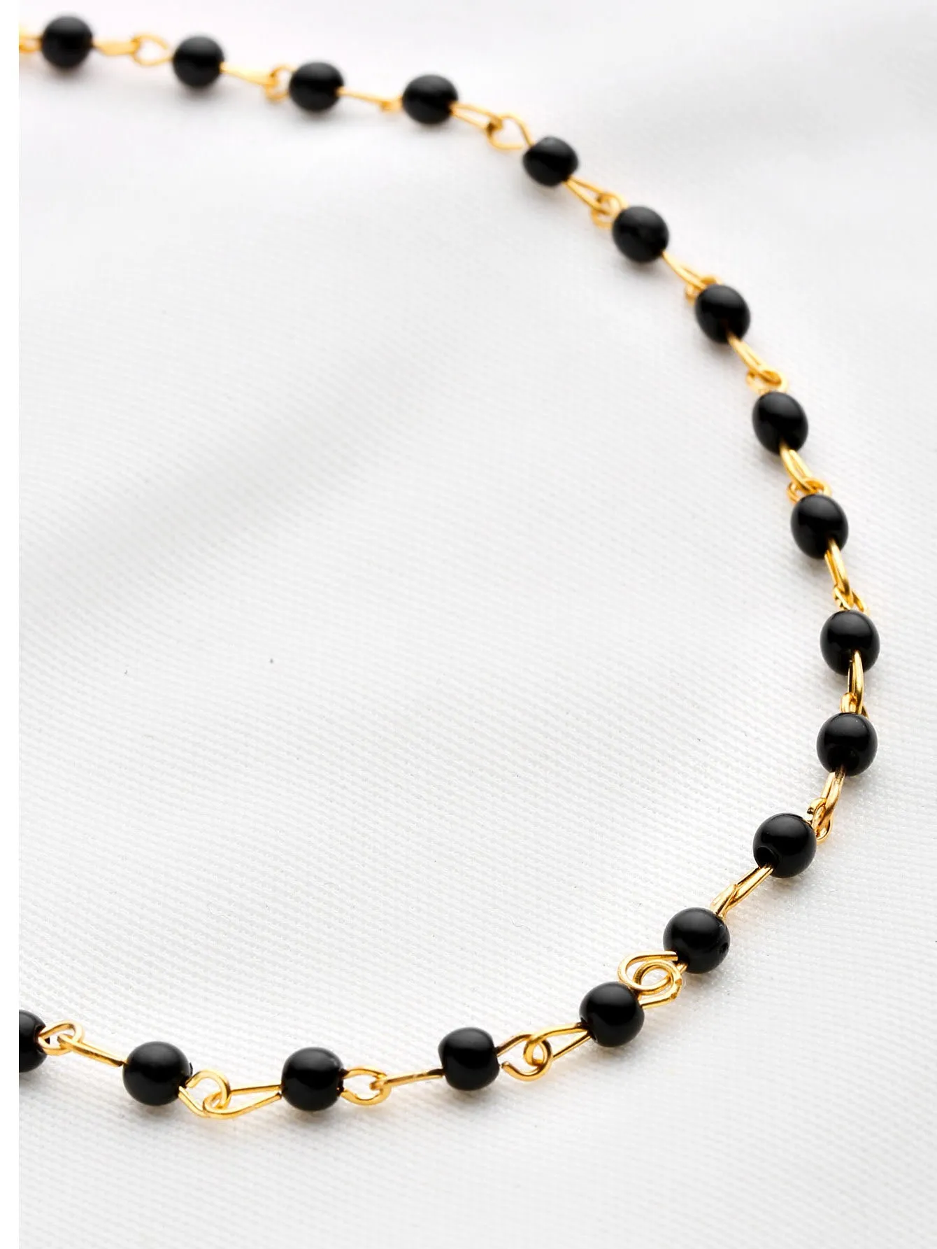 Contrast Beaded Delicate Necklace for Women Girls Accessories Jewelry Gifts Gift