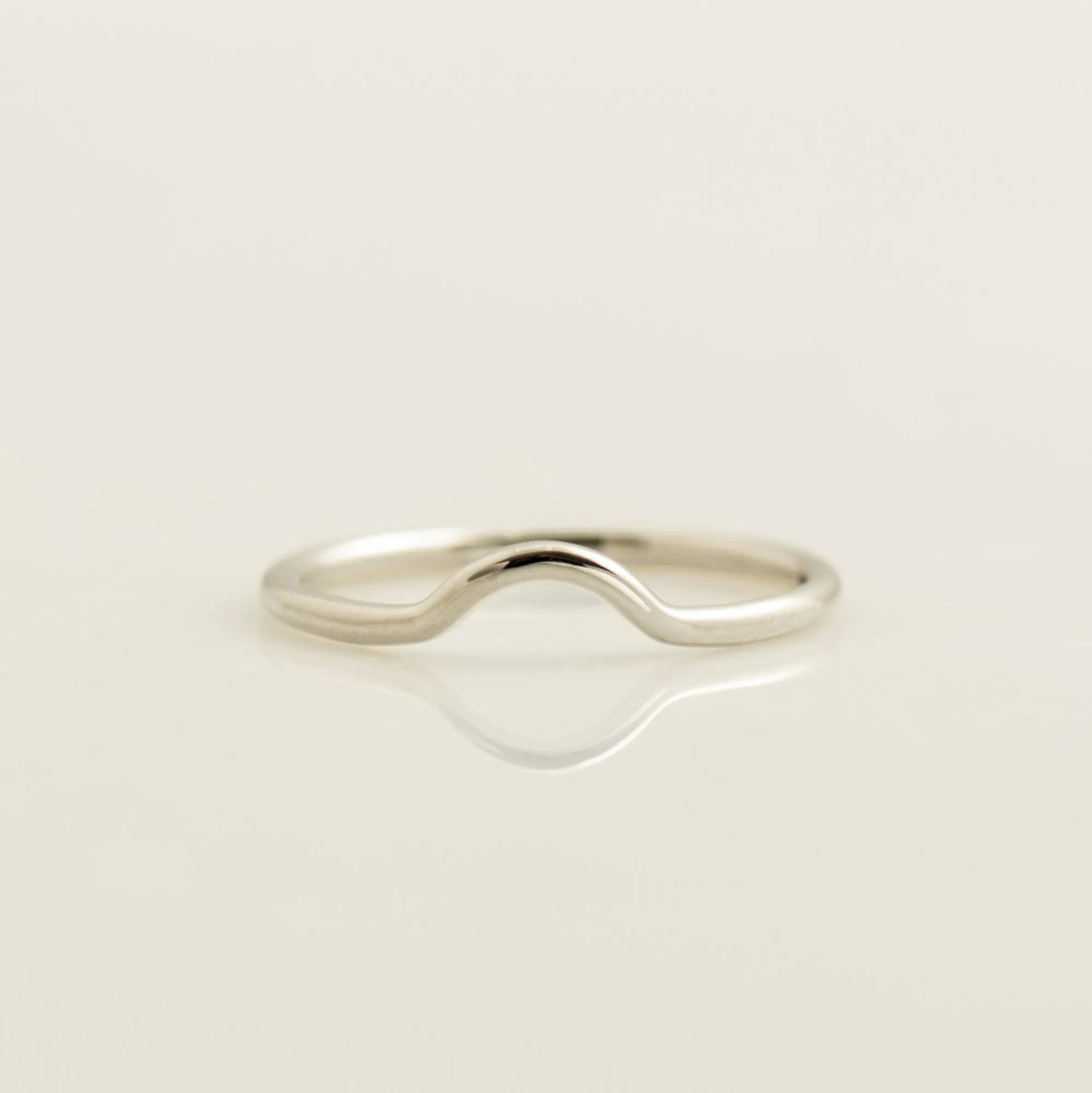 Curved Matching Plain Wedding Ring