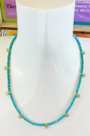 Daisy Turquoise Necklace