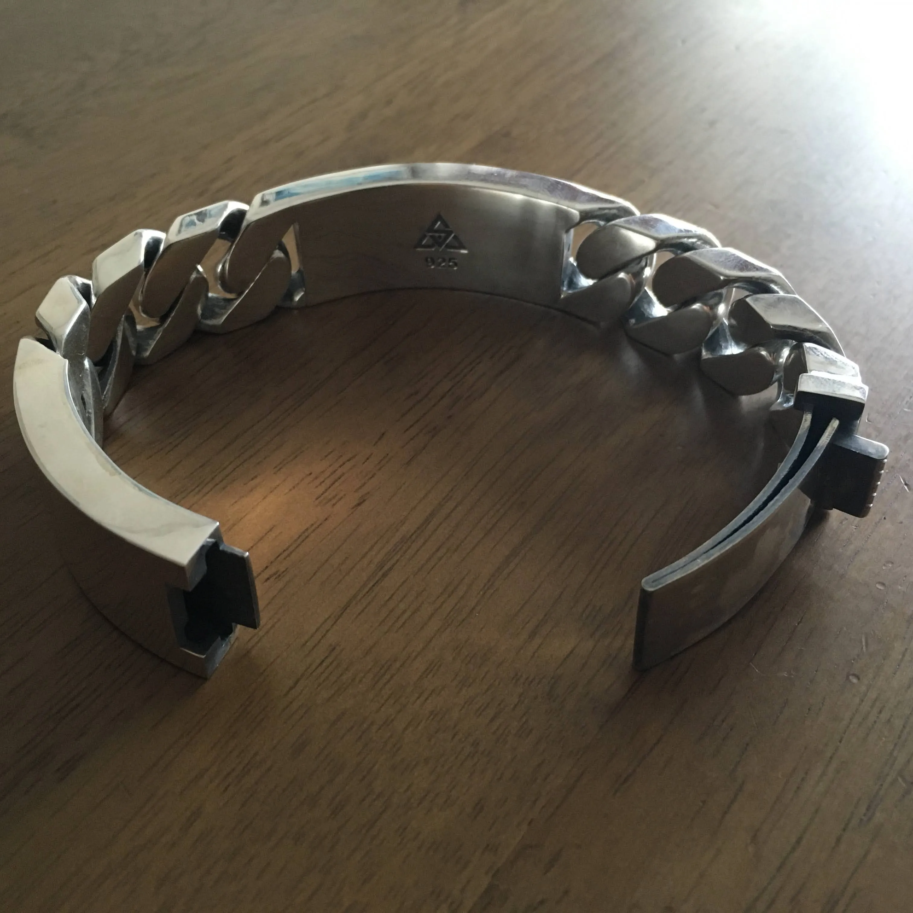 Double Plate Identity Bracelet - 22mm Wide