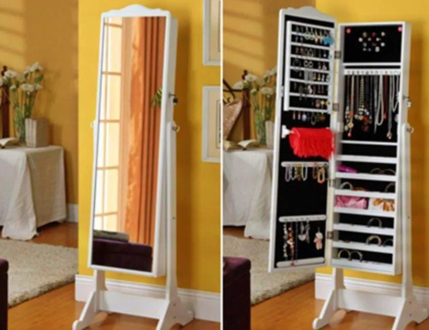 Full-Length Jewellery Cabinet Mirror