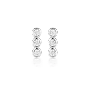 Georgini Silver Trio Stud Earring