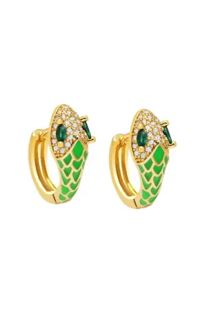 GREEN SNAKE HOOPS