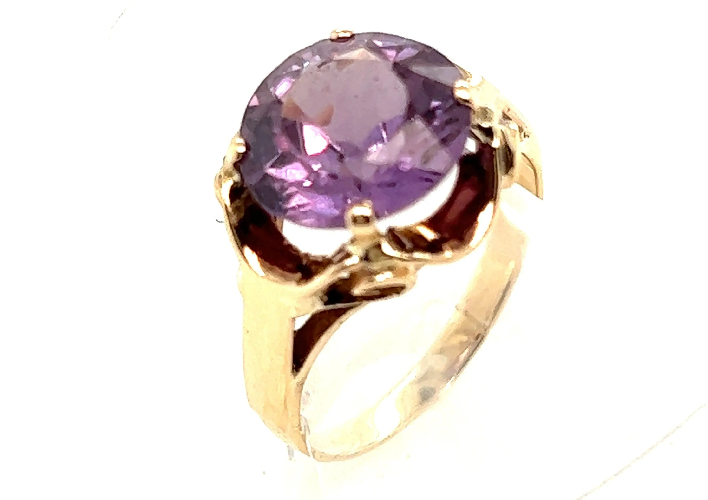 Handmade 9ct Yellow Gold & Sapphire Ring