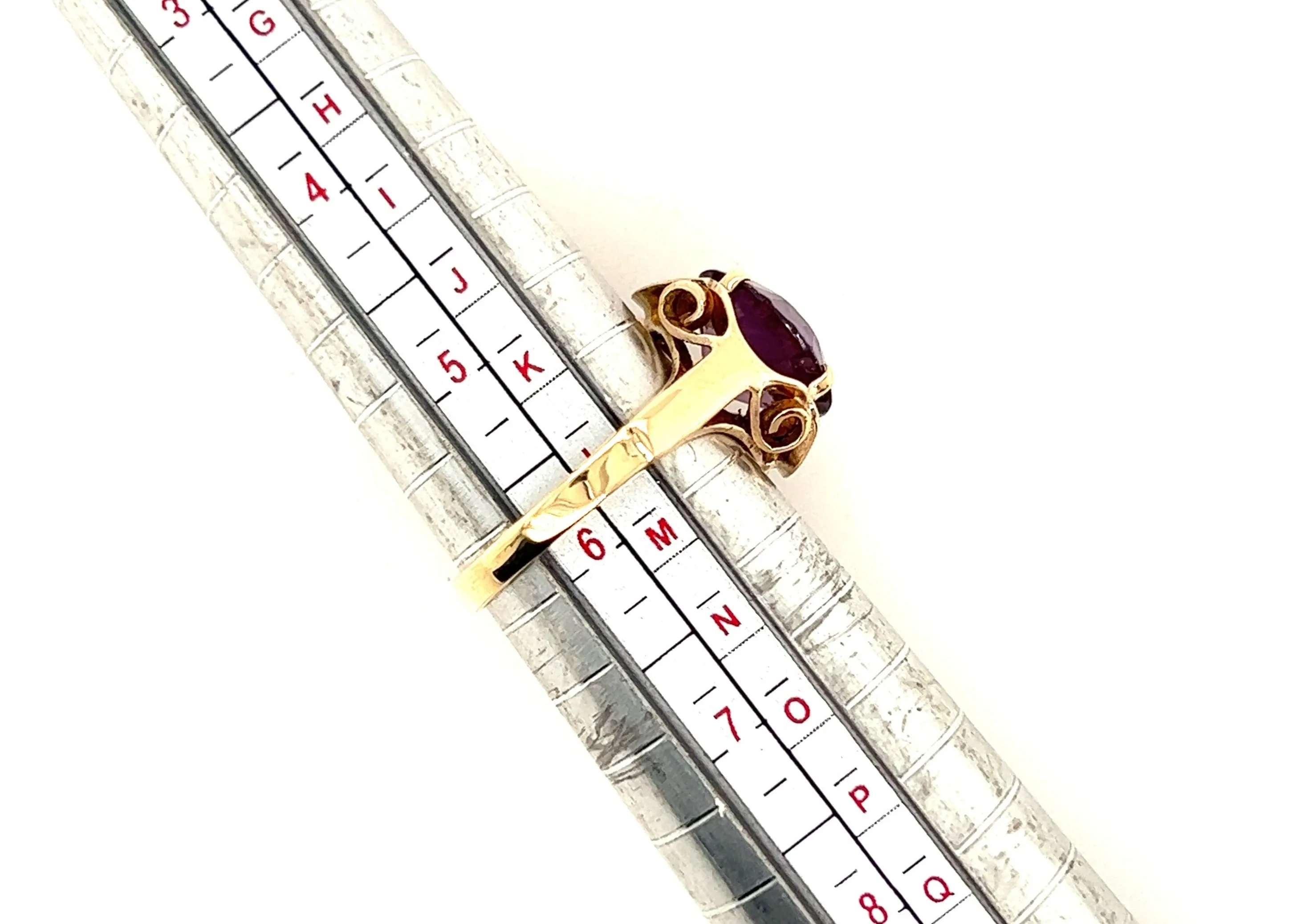 Handmade 9ct Yellow Gold & Sapphire Ring