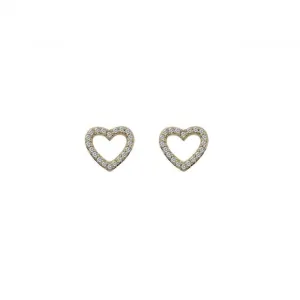 Hot Diamonds Ripple Yellow Gold Earrings GE129