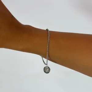 Initial Bracelet silver