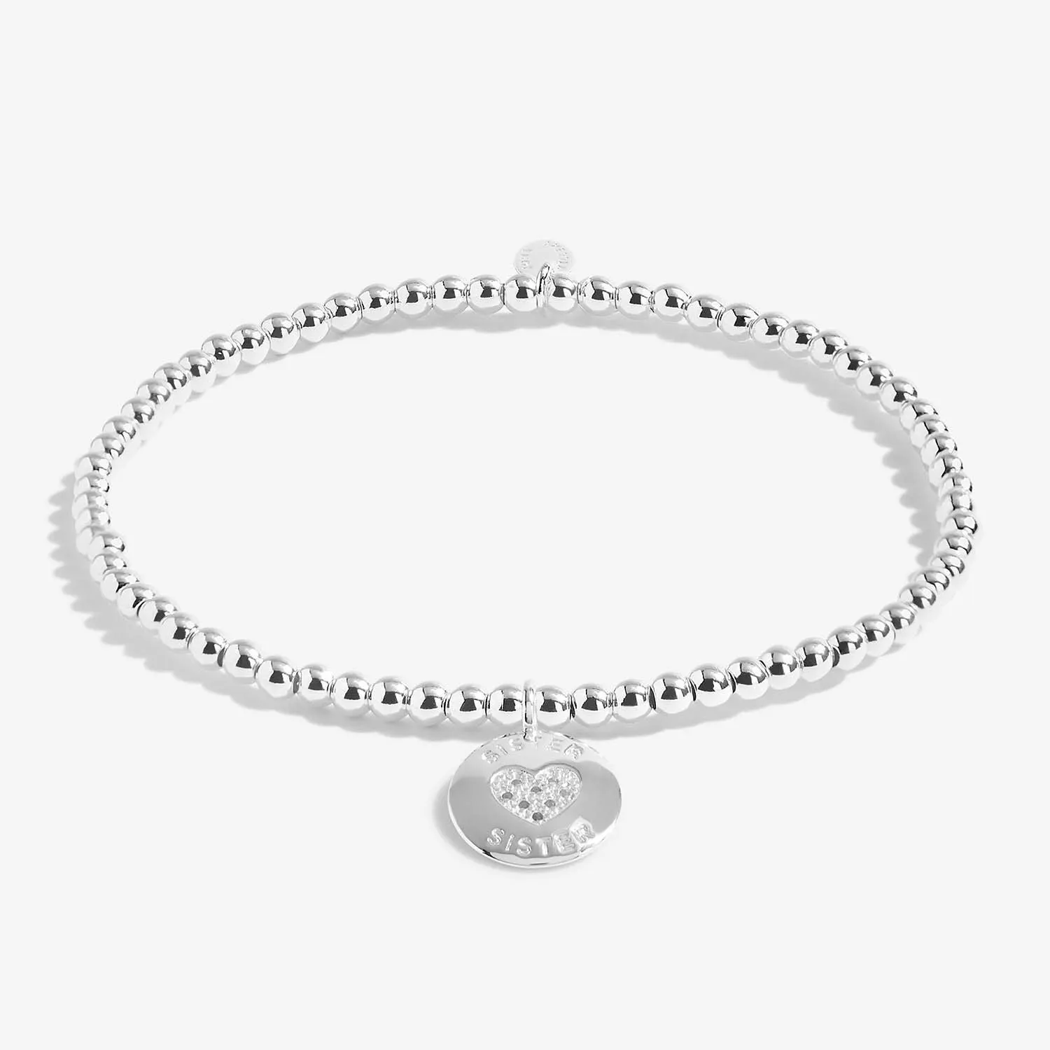 Joma Jewellery Silver A Little 'Just For You Sister' Bracelet