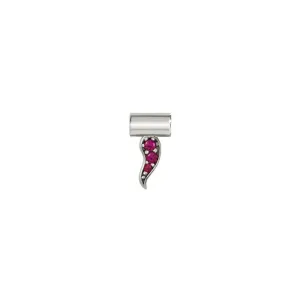 Nomination SeiMia Pendant, Hot Pepper, Cubic Zirconia, Silver