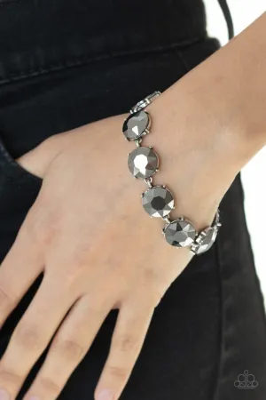 Paparazzi Bracelet ~ Fabulously Flashy - Silver