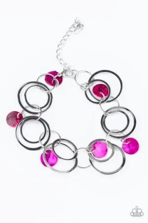 PAPARAZZI Total SHELL-Out – Pink Shell – Bracelet