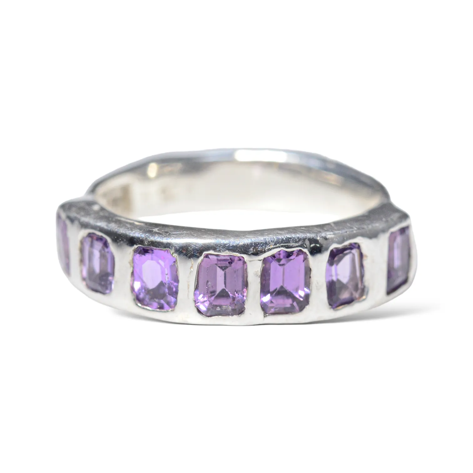 Purple Sapphire Stacker Band