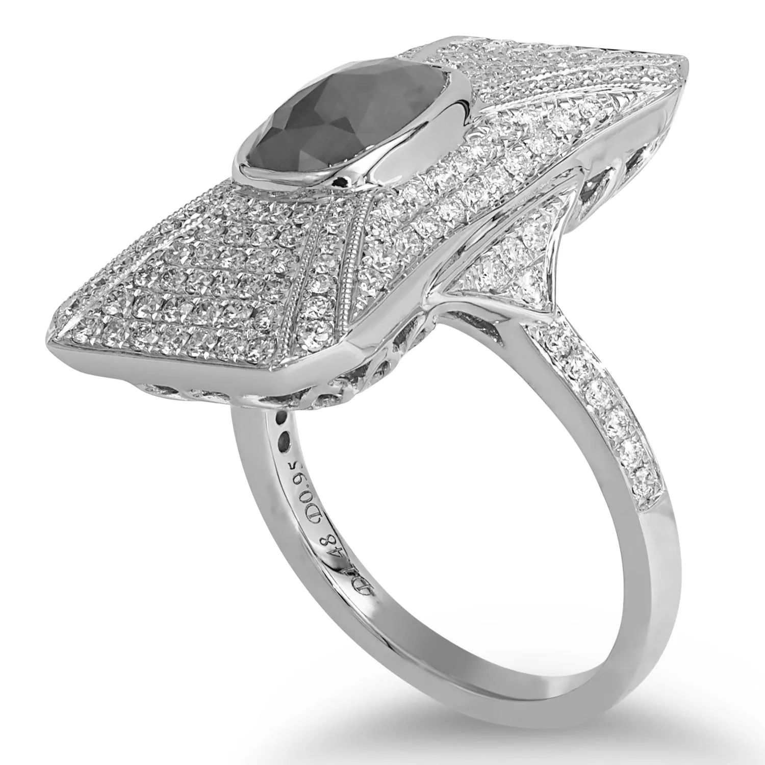 Rough Diamond Pave Ring