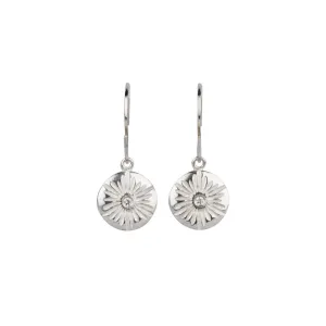 Silver Large Lucia Drop Earrings