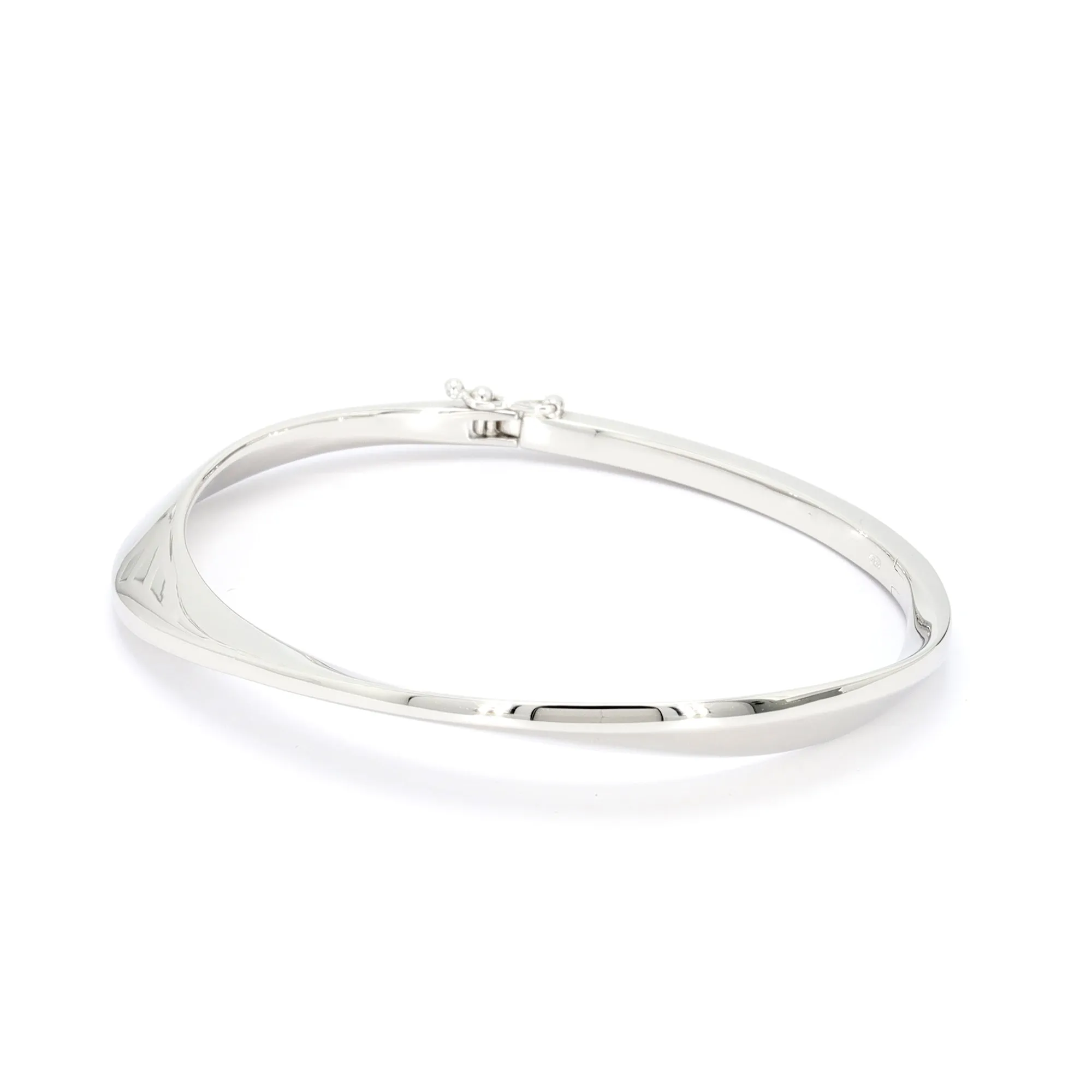 Silver Wave Bangle