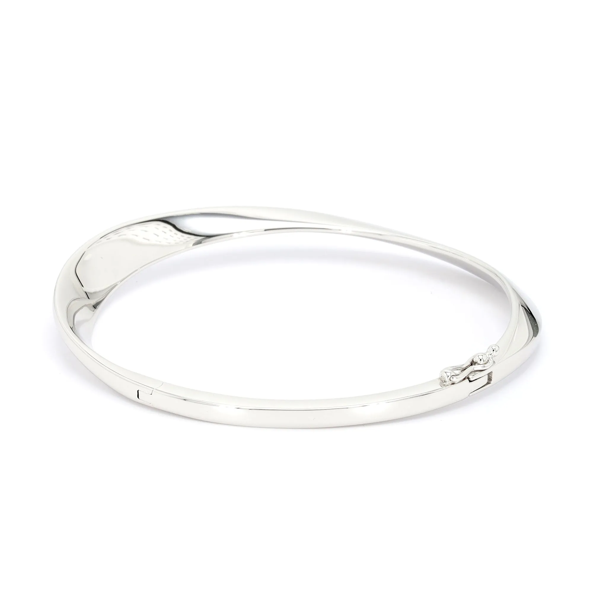 Silver Wave Bangle