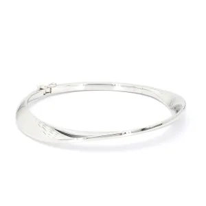 Silver Wave Bangle