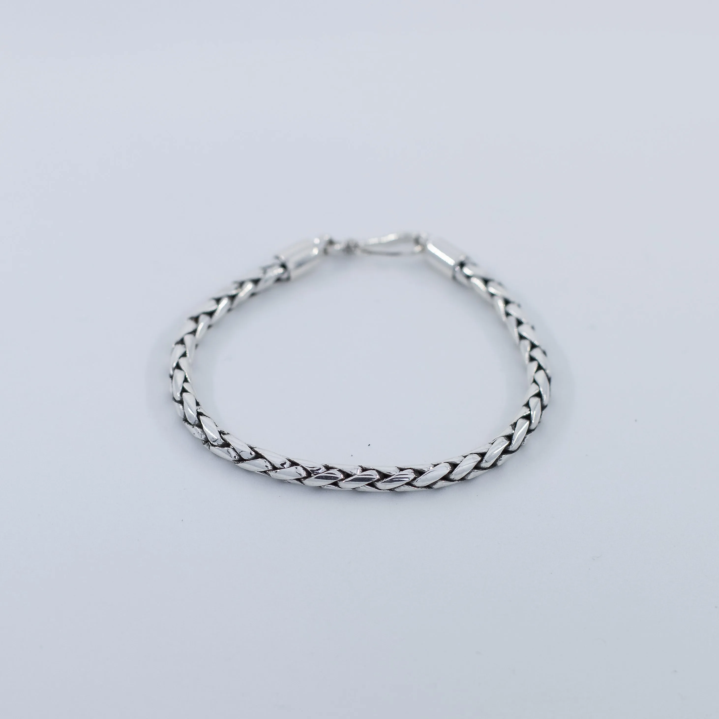 Simple braided men's bracelet