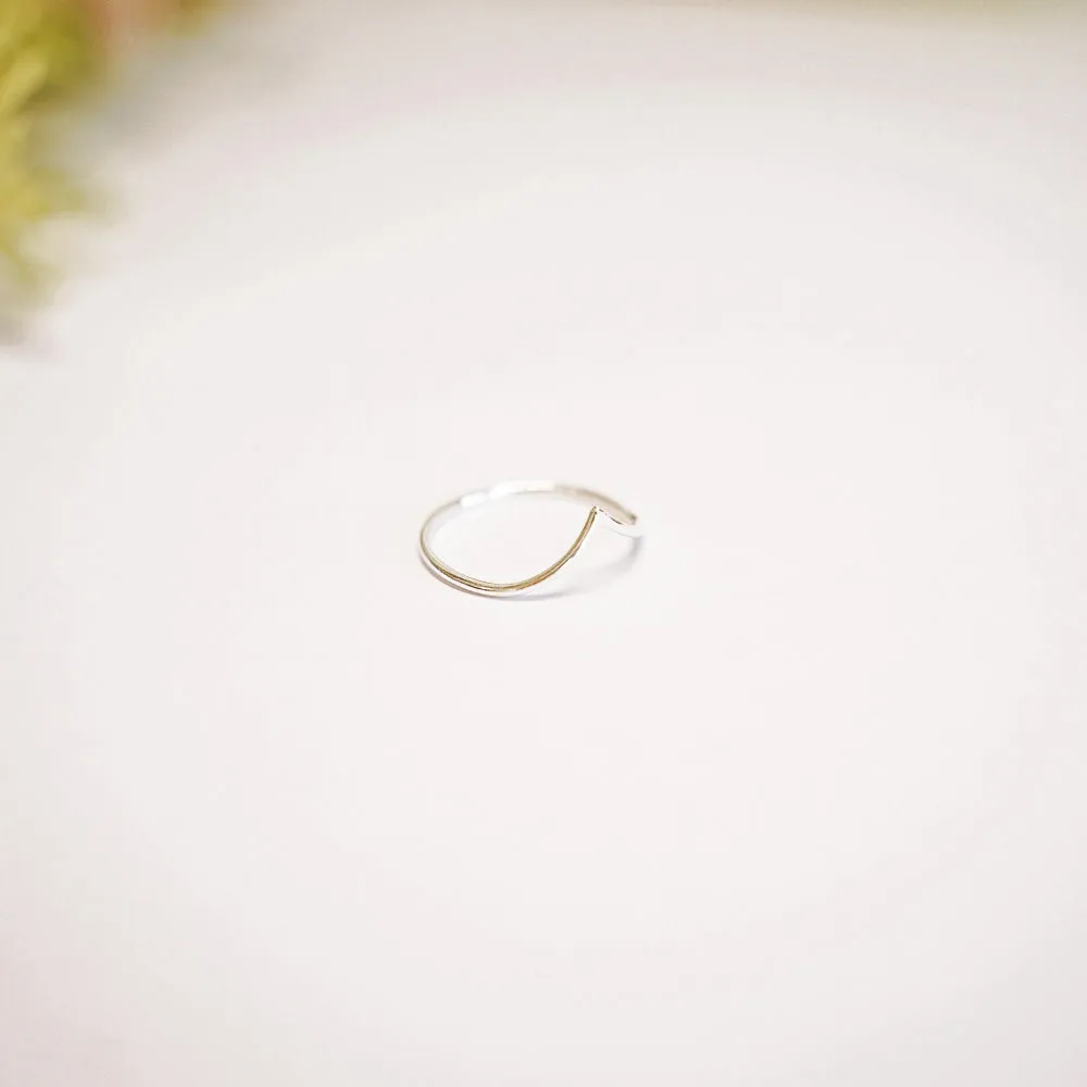 Simple Tiara Sterling Silver Rings