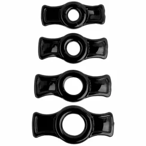 Titanmen Cock Ring Set Black