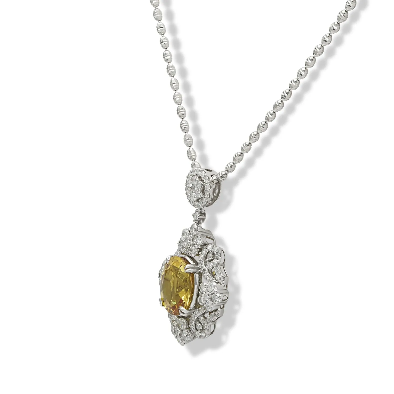 Yellow Sapphire Pendant