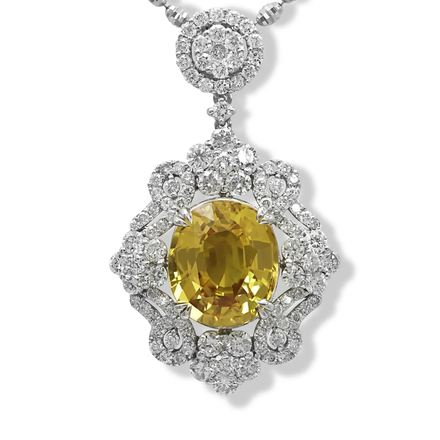 Yellow Sapphire Pendant